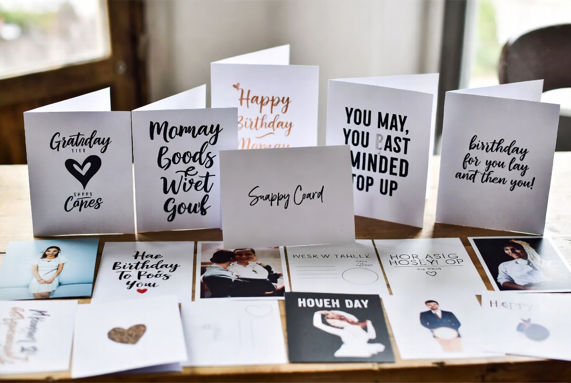 Personnalisation de vos cartes de vœux entièrement prise en charge…