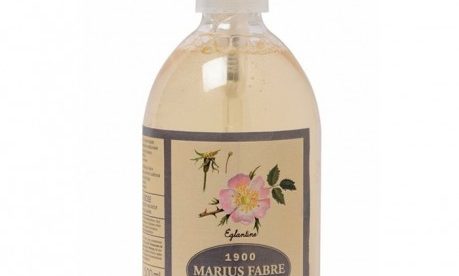 Un savon liquide bio parfumé à l’églantine de Marius Fabre