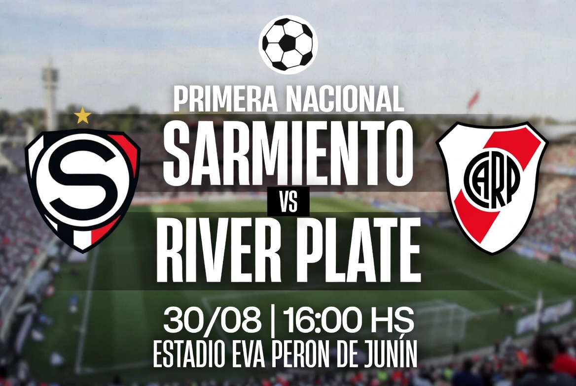 Pronostic Sarmiento River Plate du 30/08 au Estadio Eva Perón de Junín